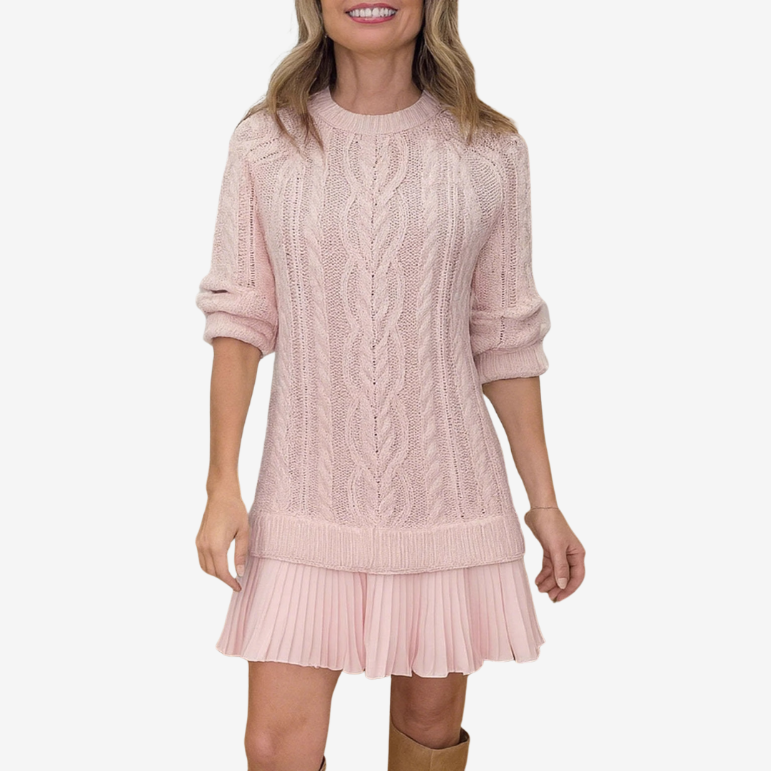 Ribbed Knit Midi Dress