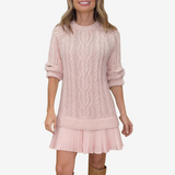Ribbed Knit Midi Dress
