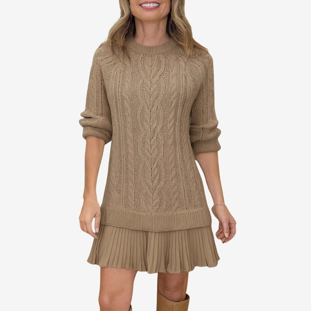 Ribbed Knit Midi Dress
