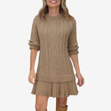 Ribbed Knit Midi Dress