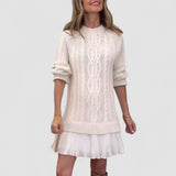 Ribbed Knit Midi Dress